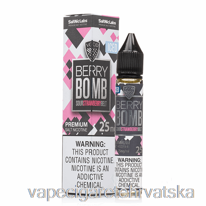 Vape Cigarete Iced Berry Bomb - Vgod Soli - 30ml 50mg